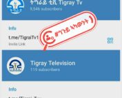 misleading Tigrai Tv Telegram accounts